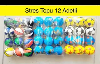 Karışık Desenli Stres Topu